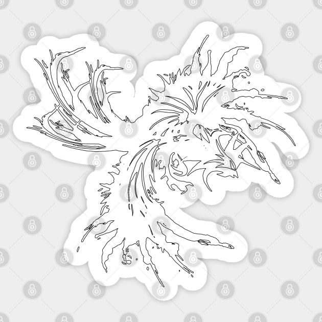 Nostalgink (Fighting Rooster) Sticker by Nostalgink